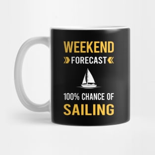 Weekend Forecast Sailing Sailor Mug